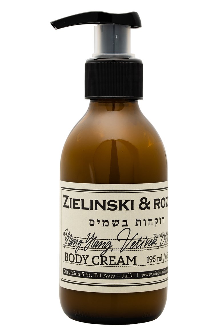  крем для тела иланг-иланг, ветивер, амбра (195ml) ZIELINSKI&ROZEN бесцветного цвета, арт. 7290116443850 | Фото 1 (Нос: Не проставлено; Региональные ограничения белый список (Axapta Mercury): Не проставлено; Назначение: Для тела; Тип продукта: Кремы; Косметика кросс-кт: Уход У)