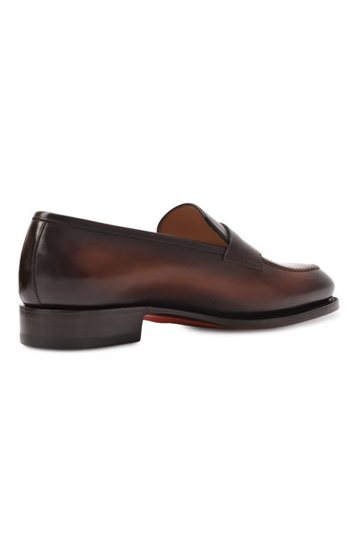 Кожаные пенни-лоферы adrian SANTONI, арт. MCAG18935MC3HWVE, фото 5