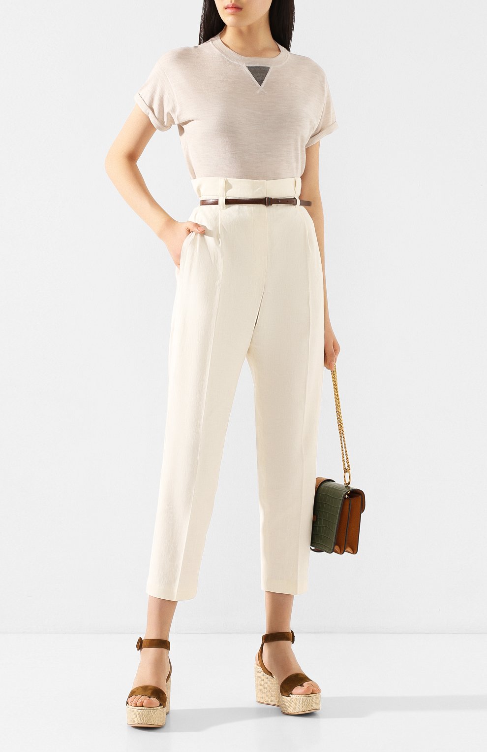 Топ из смеси шерсти и кашемира BRUNELLO CUCINELLI, арт. M14814520, фото 2