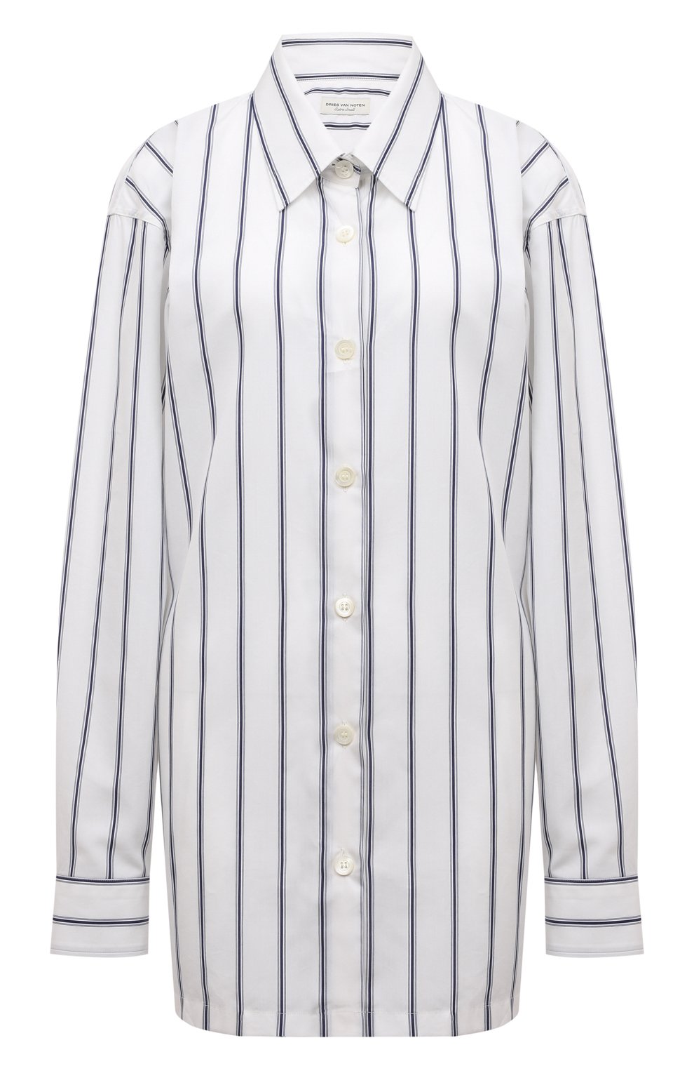 Рубашка DRIES VAN NOTEN белого цвета по цене 59950 руб., арт. 222-030793-5344, фото 1 Рубашка DRIES VAN NOTEN, арт. 222-030793-5344, фото 1