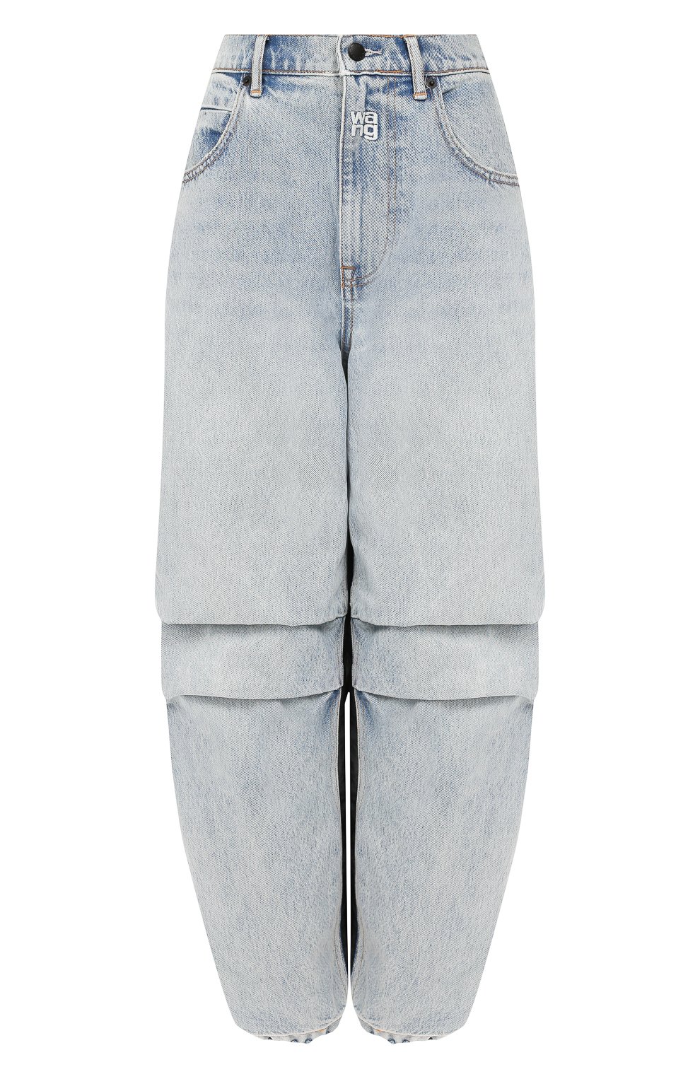 Джинсы ALEXANDER WANG синего цвета по цене 36550 руб., арт. 4DC2194485, фото 1 Джинсы ALEXANDER WANG, арт. 4DC2194485, фото 1