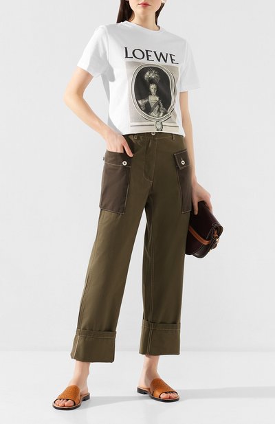 Хлопковая футболка LOEWE, арт. S6109660PC, фото 2