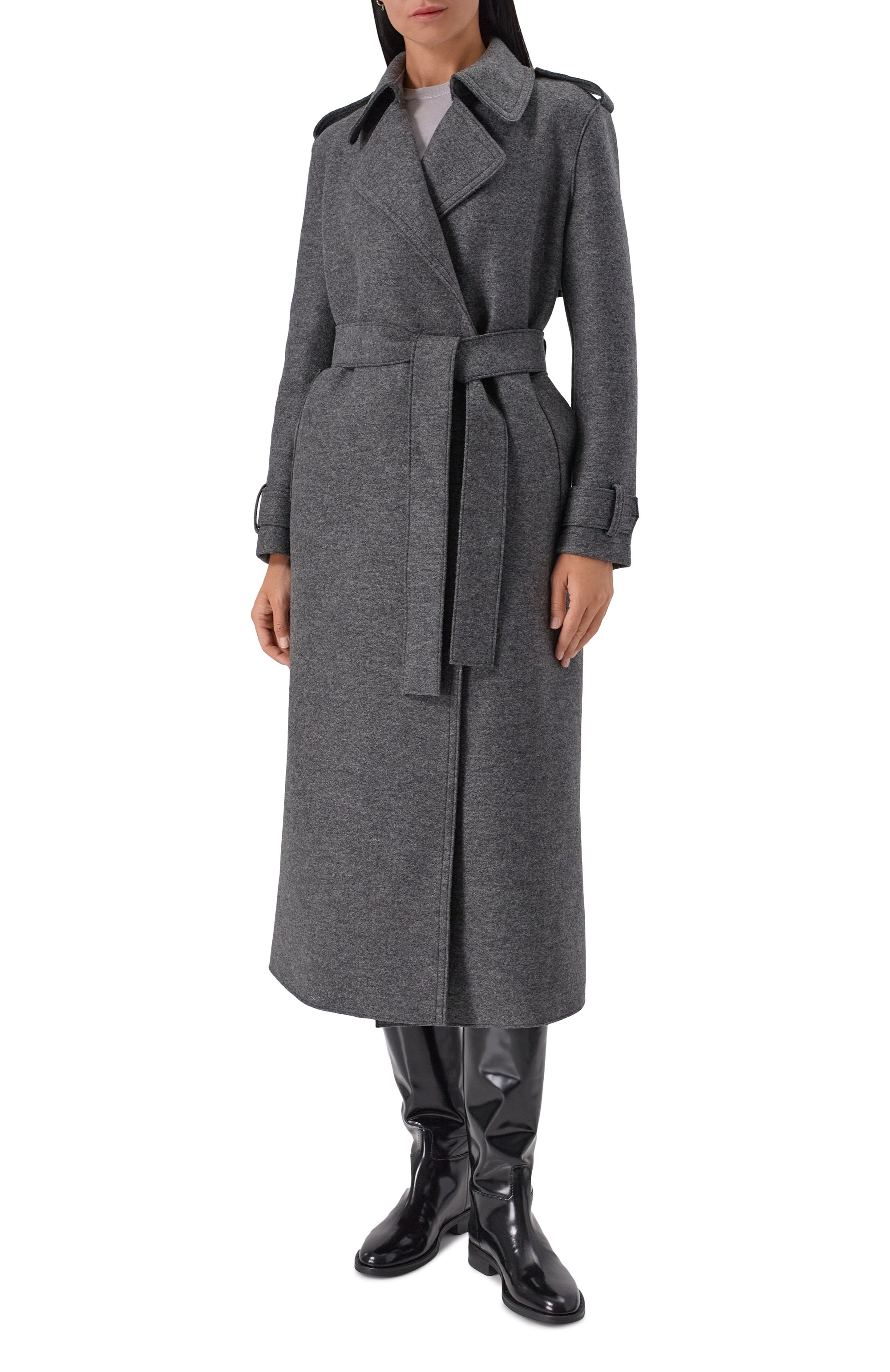 Шерстяное пальто HARRIS WHARF LONDON, арт. AA1343MLK-Y, фото 3