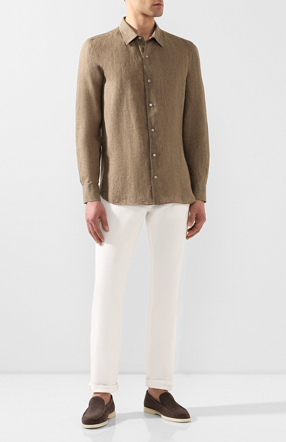 Замшевые лоферы summer walk LORO PIANA, арт. FAE8124, фото 2