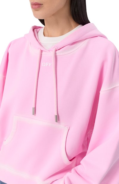Хлопковое худи OFF-WHITE, арт. 0WBB058S26FLE002, фото 5