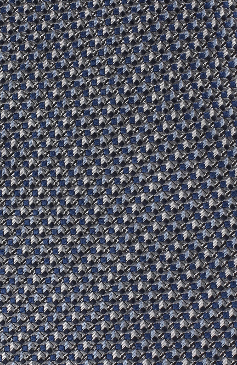 Шелковый галстук с узором BRIONI синего цвета по цене 29950 руб., арт. 062I00/P7485, фото 3 Шелковый галстук с узором BRIONI, арт. 062I00/P7485, фото 3