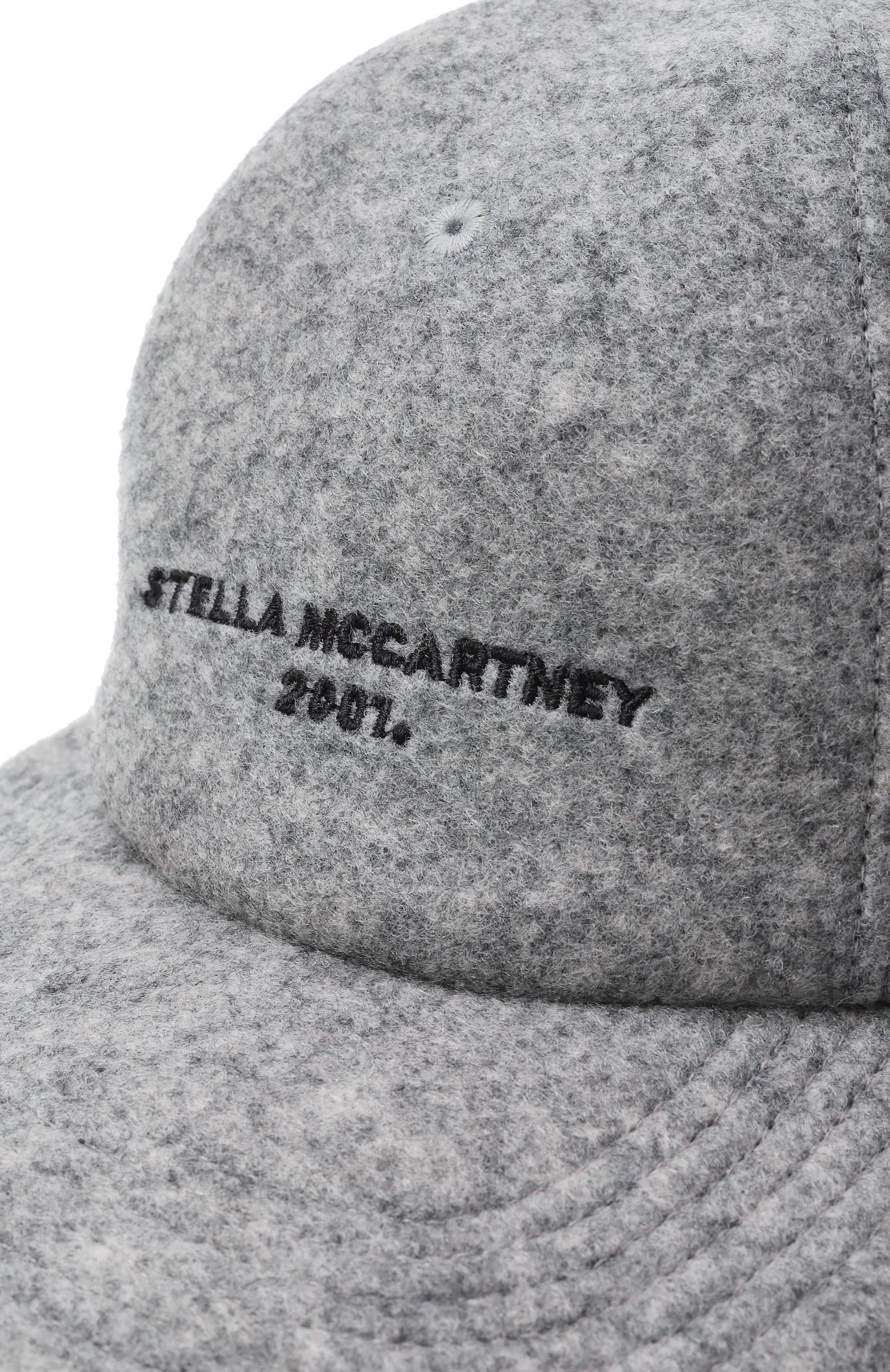 Бейсболка STELLA MCCARTNEY серого цвета по цене 43850 руб., арт. 570194/WP0083, фото 3 Бейсболка STELLA MCCARTNEY, арт. 570194/WP0083, фото 3