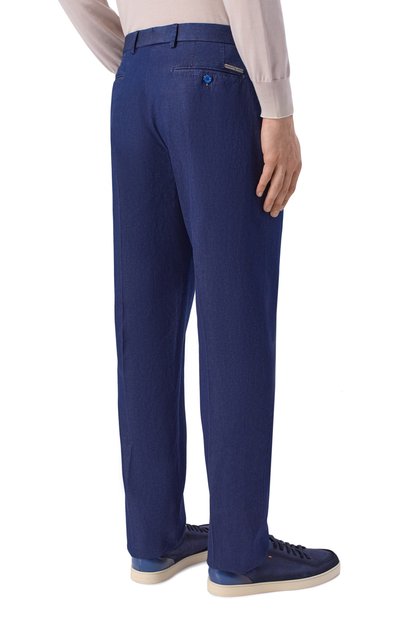 Брюки из хлопка и ш елка STEFANO RICCI, арт. M1T6100250/28186, фото 4