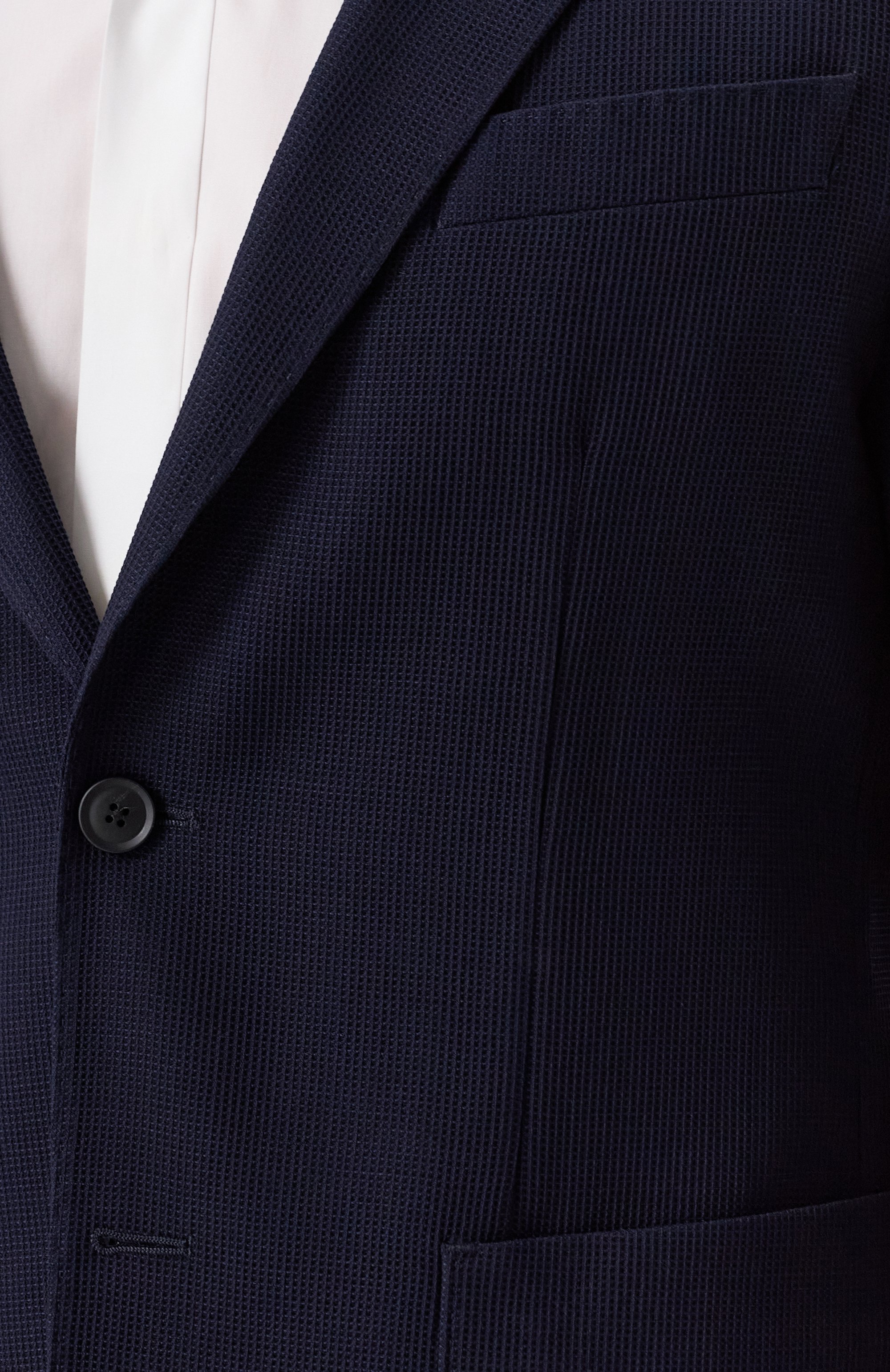 Пиджак из шерсти и хлопка BOSS, арт. 50545828, фото 7