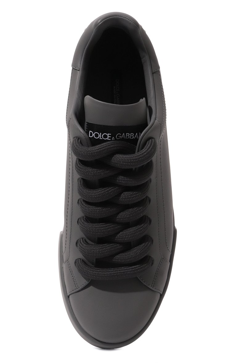 Кожаные кеды portofino DOLCE & GABBANA, арт. CS1761/AB939, фото 6