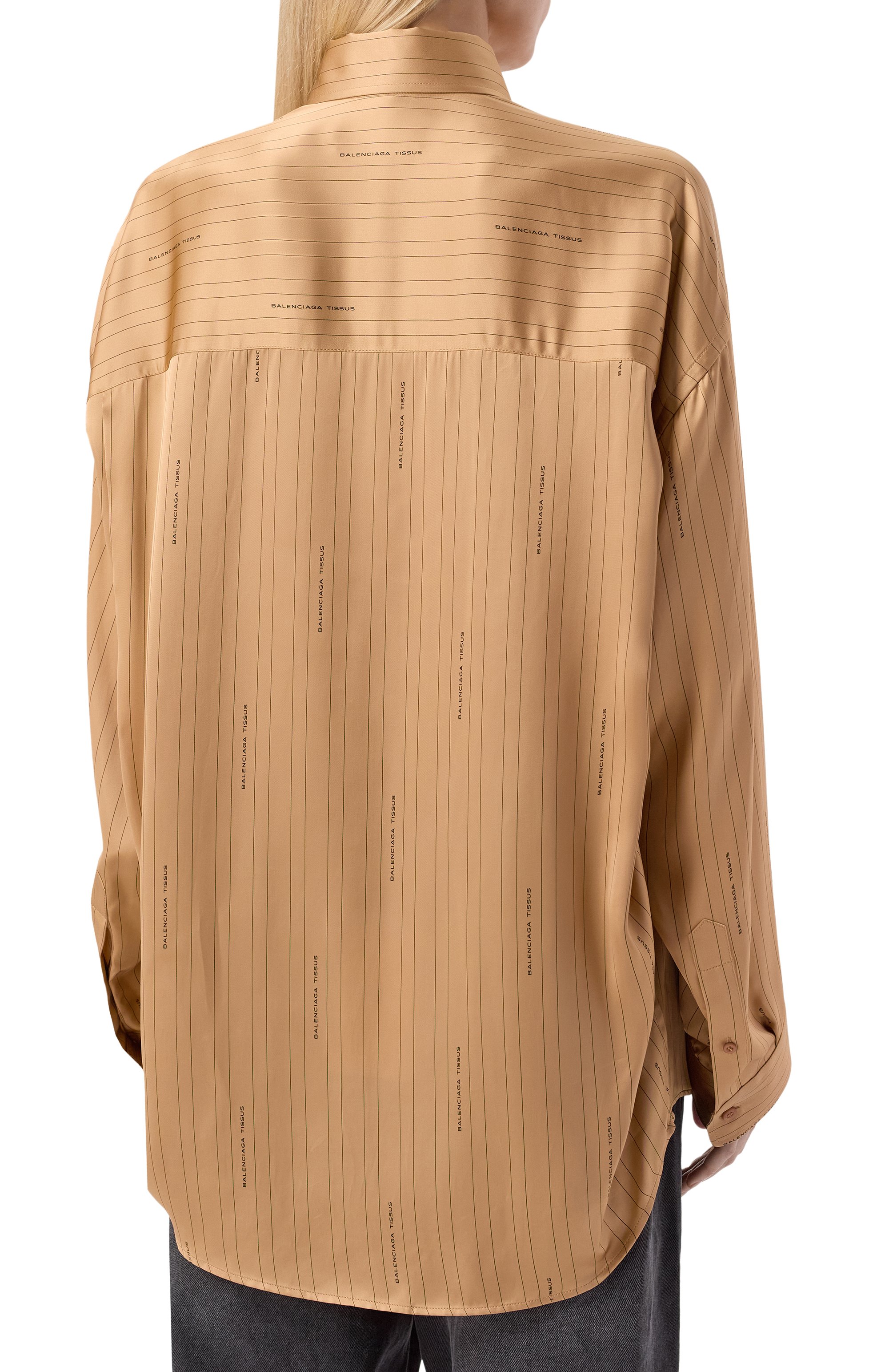 Атласная рубашка BALENCIAGA, арт. 841012/TSLA6, фото 4