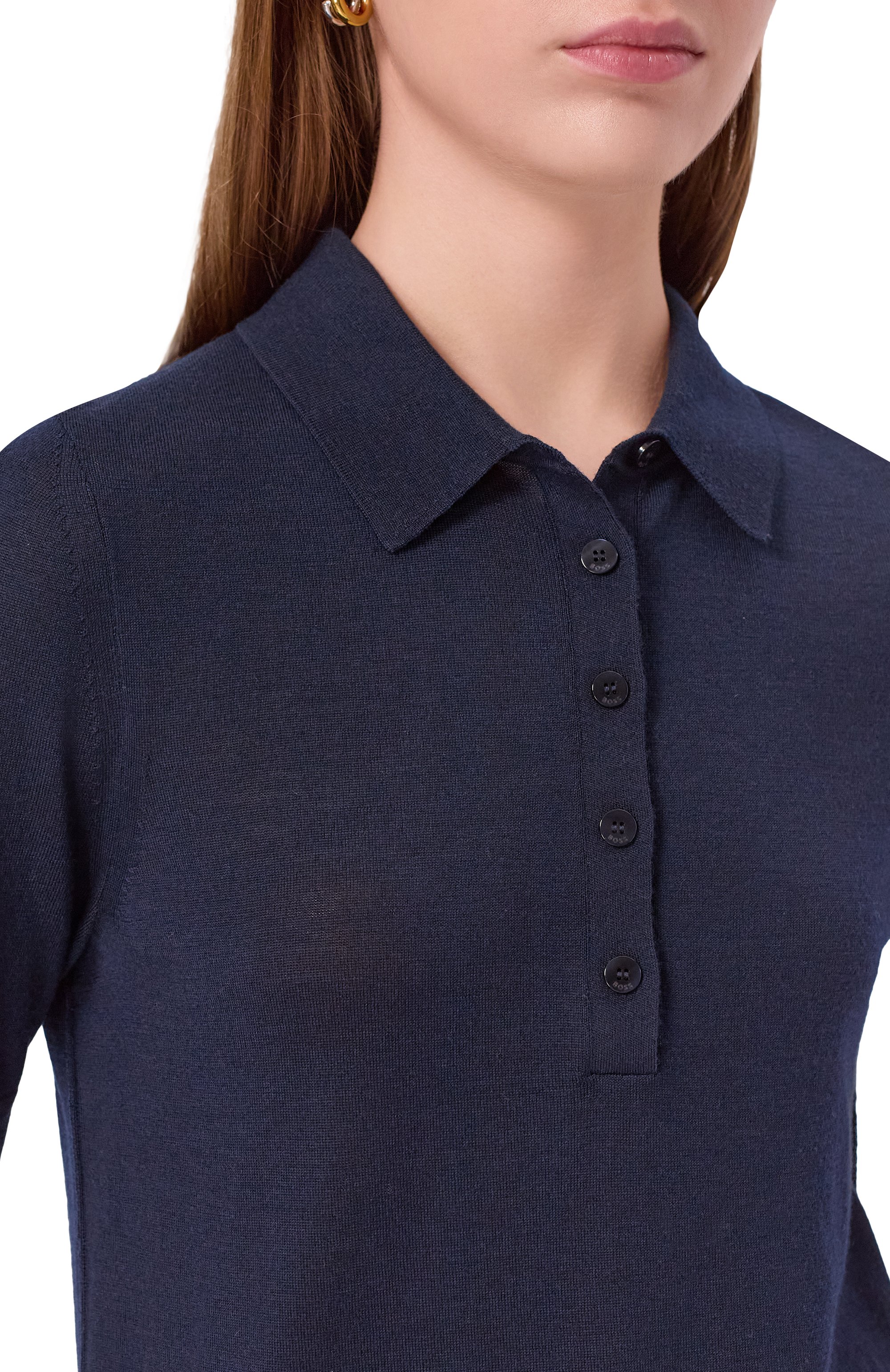 Шерстяное поло BOSS, арт. 50545015, фото 5