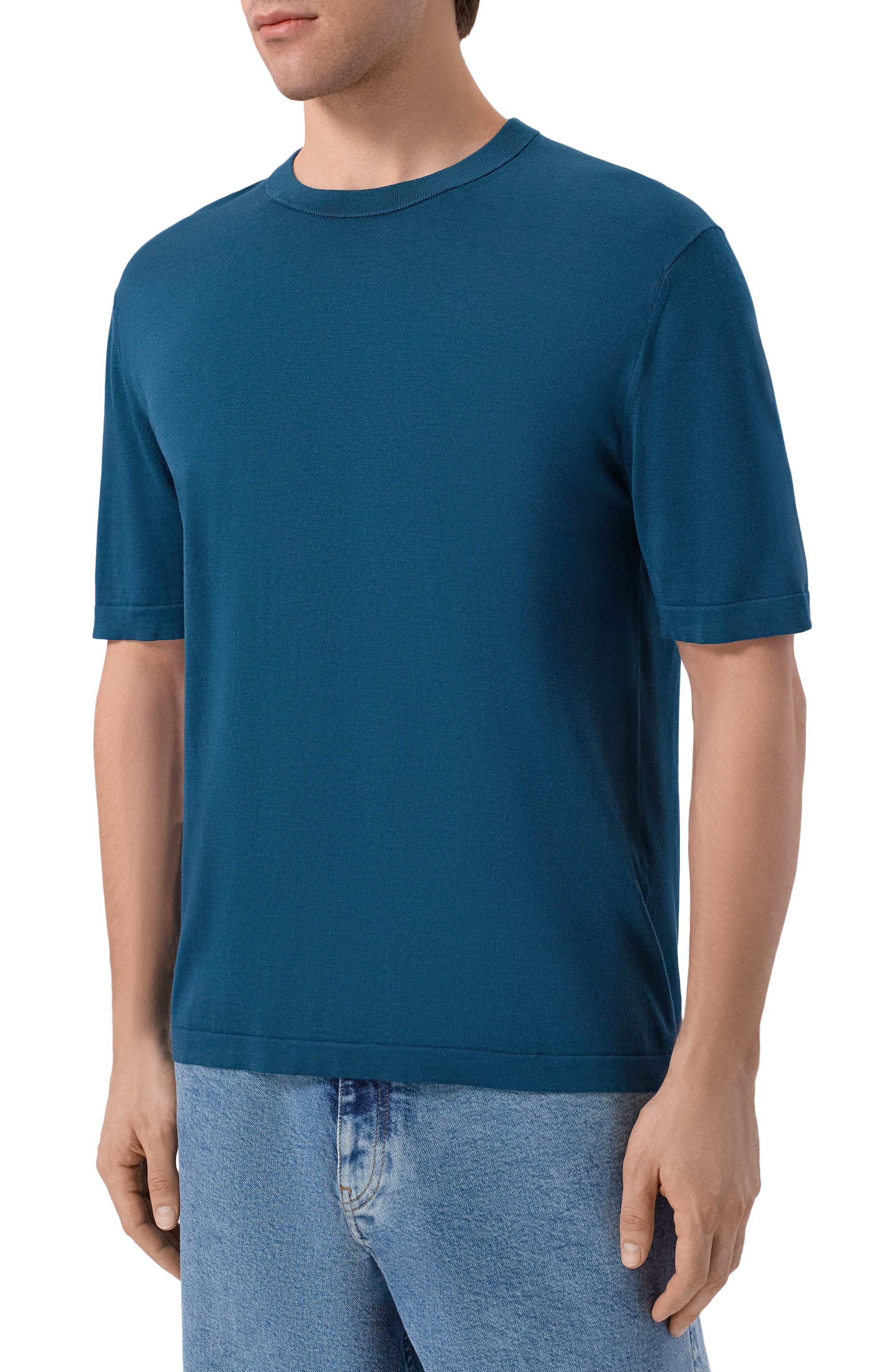 Джемпер из шелка и хлопка 12 STOREEZ, арт. 136314, фото 3