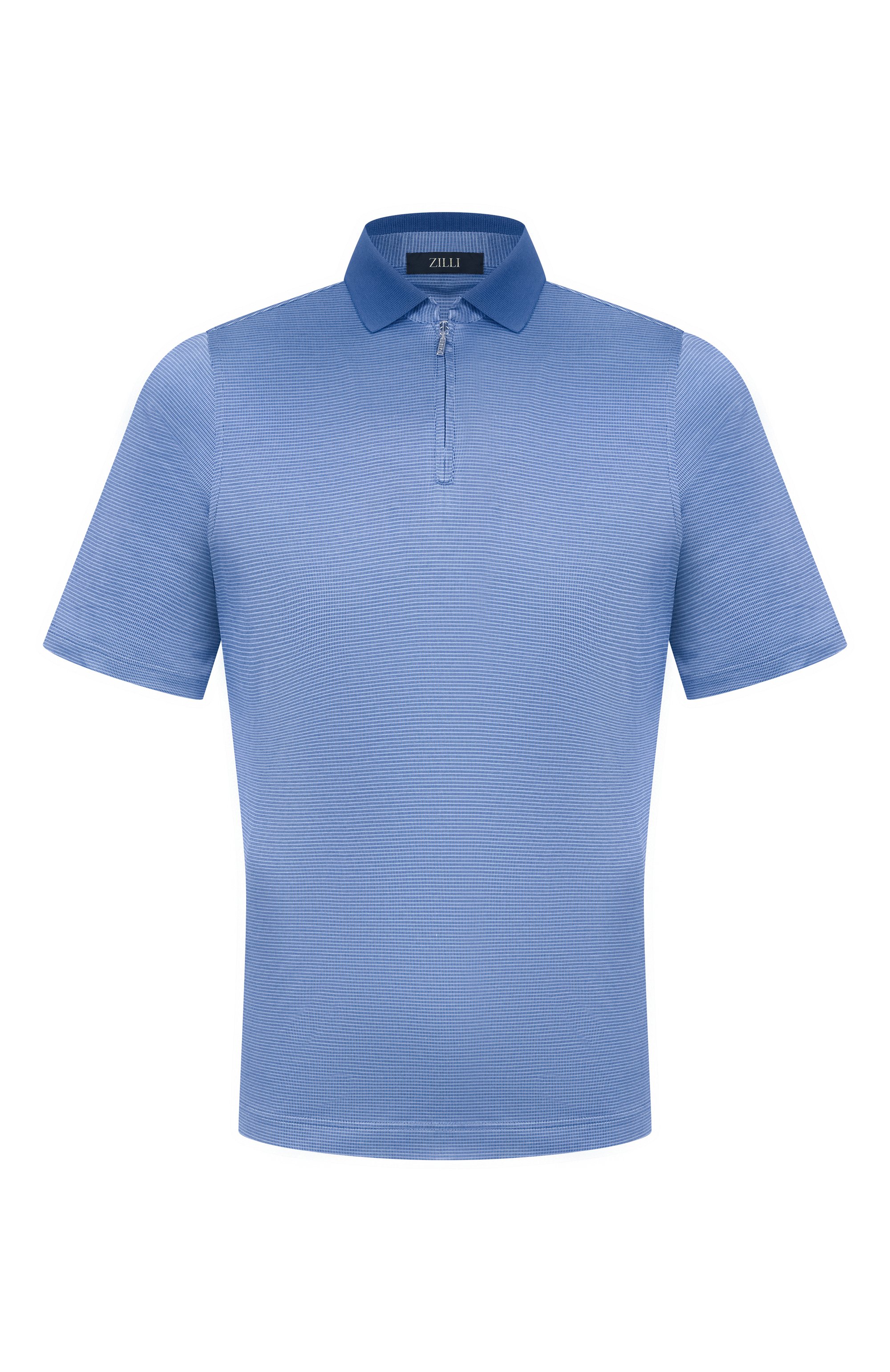 Шелковое поло ZILLI, арт. KZP002M0600VZLU00, фото 1