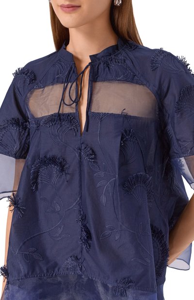 Хлопковая блузка 3.1 PHILLIP LIM, арт. P251-21712FCV, фото 5