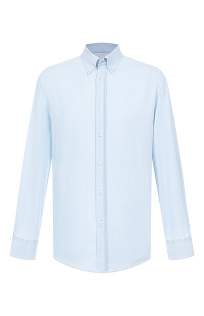 Мужская хлопковая рубашка BRUNELLO CUCINELLI, арт. MR6831716P