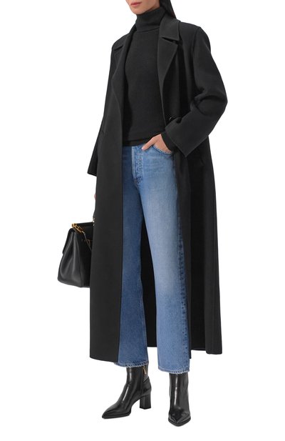 Кожаные ботильоны SANTONI черного цвета по цене 118000 руб., арт. WTEG71846PC4NVGB, фото 3 Кожаные ботильоны SANTONI, арт. WTEG71846PC4NVGB, фото 3
