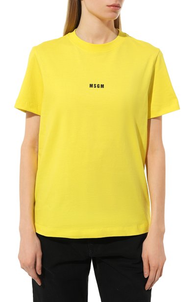 Хлопковая футболка MSGM, арт. 3442MDM500/237002, фото 3