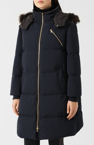 Пуховик с меховой отделкой капюшона BRUNELLO CUCINELLI, арт. MR5279304, фото 3