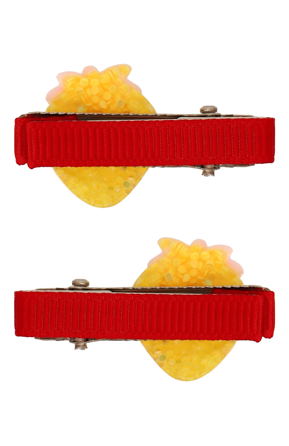 Комплект из двух заколок JUNEFEE красного цвета по цене 1090 руб., арт. 6766, фото 2 Комплект из двух заколок JUNEFEE, арт. 6766, фото 2