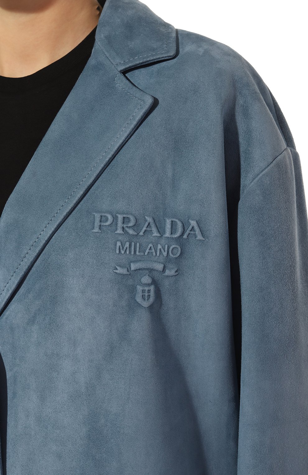 Замшевый жакет PRADA, арт. 55802-1FEK-F0637, фото 5