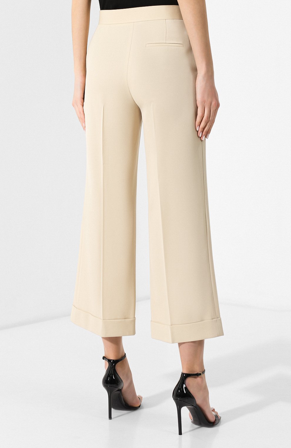 Укороченные брюки из шерсти THE ROW, арт. 4423W1136, фото 4