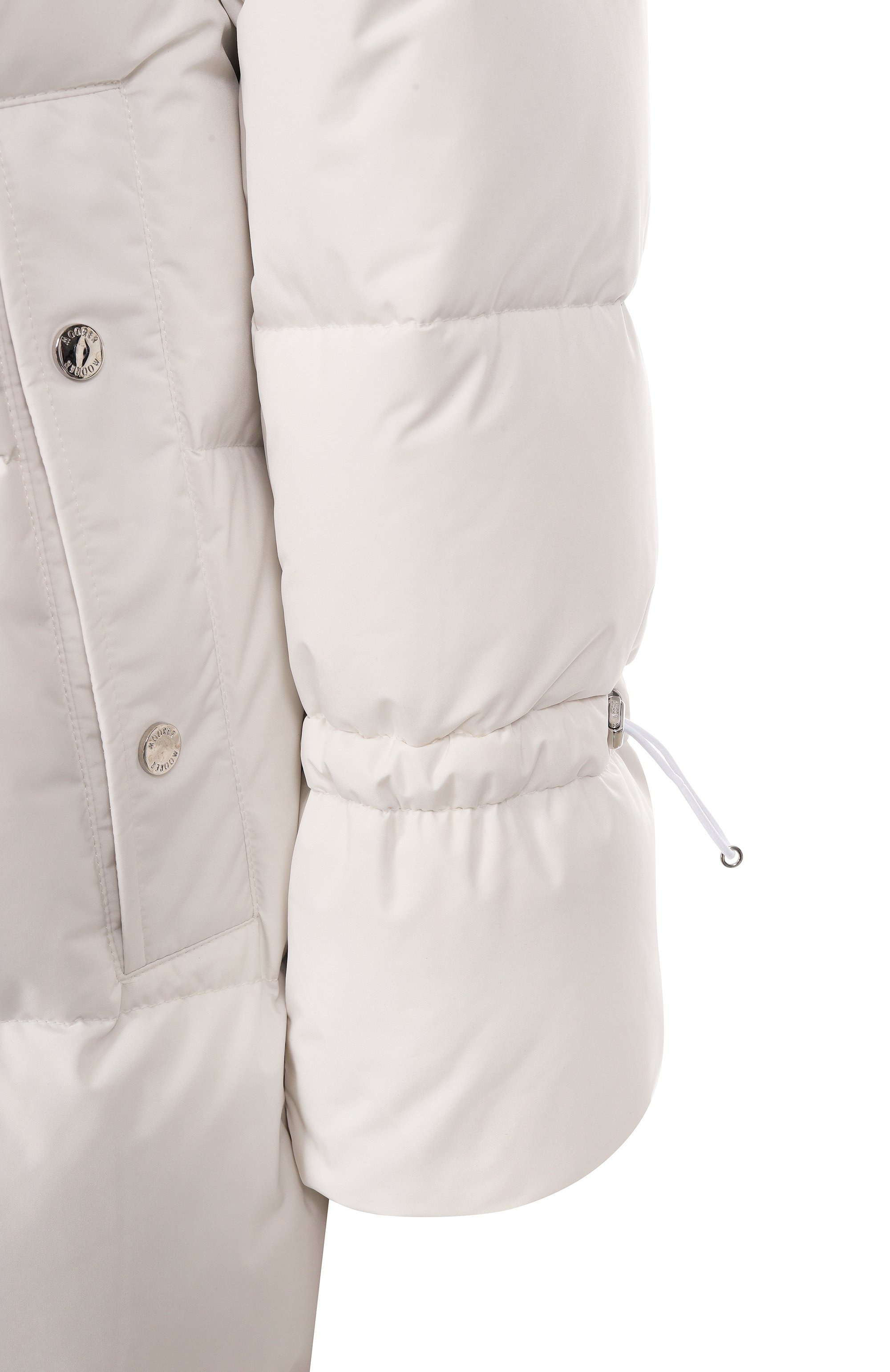 Пуховик MOORER белого цвета по цене 369500 руб., арт. BREUIL/FUR-STP, фото 6 Пуховик MOORER, арт. BREUIL/FUR-STP, фото 6