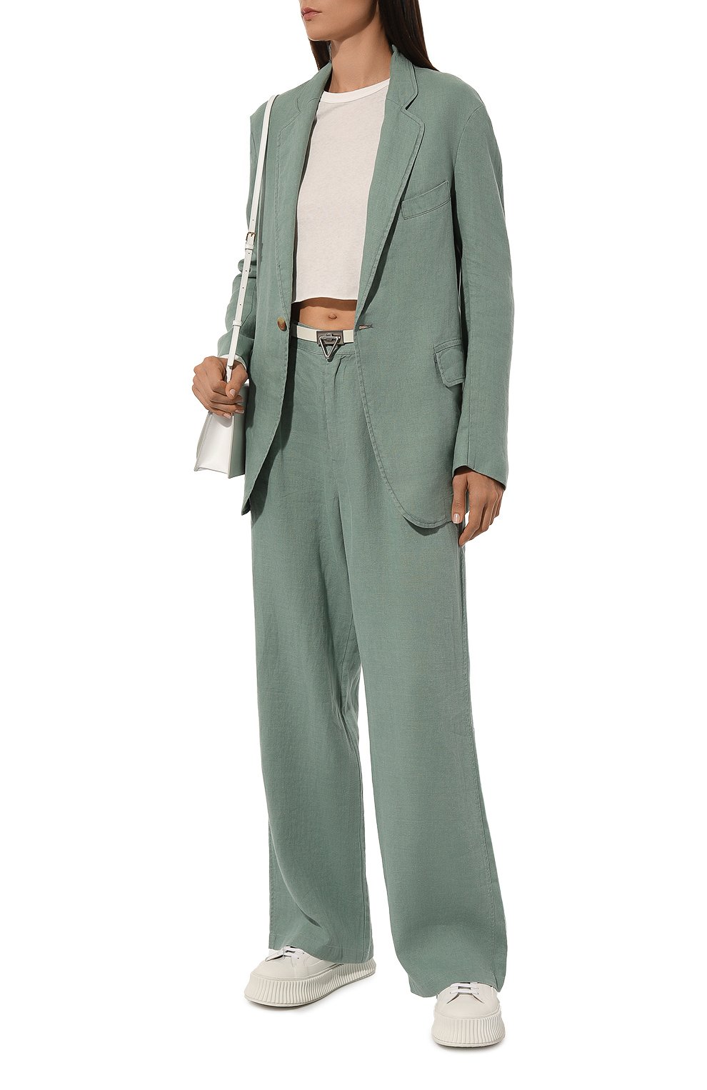 Хлопковый лонгслив SLVRLAKE, арт. TLBY100PNATW, фото 2