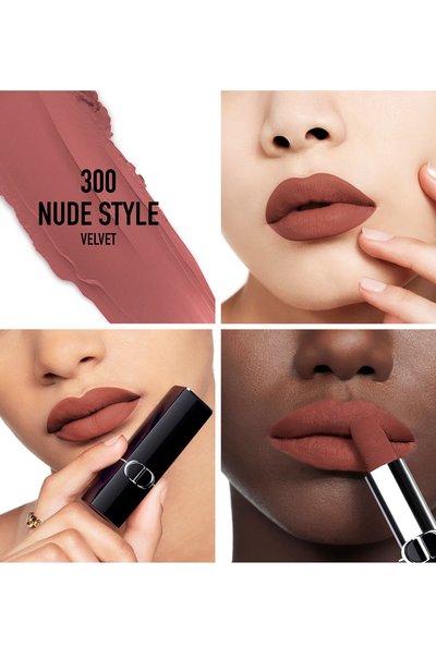 Помада для губ с вельветовым финишем rouge dior, оттенок 300 нюдовое платье (3,5g) DIOR, арт. C035600300, фото 3