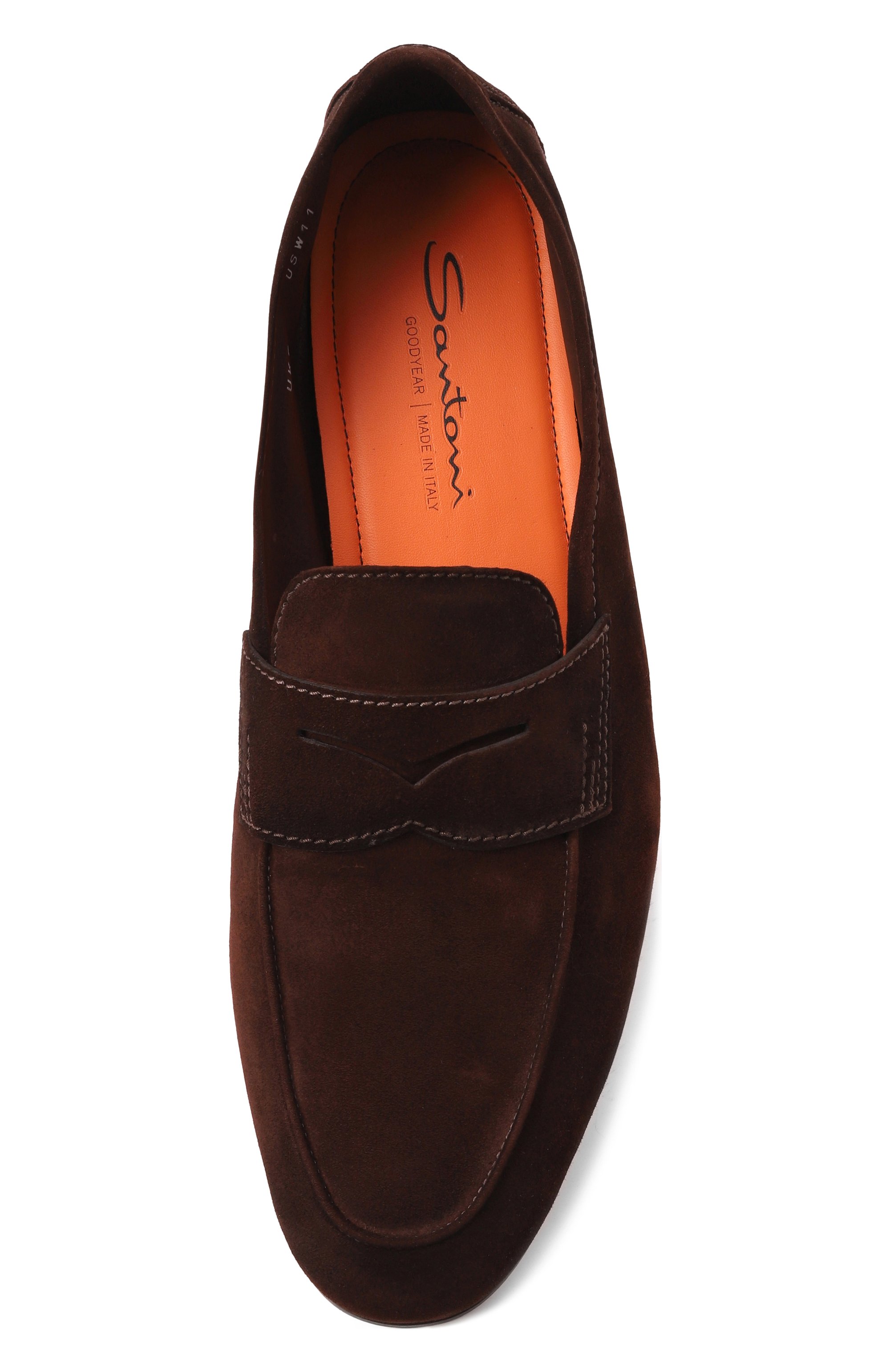 Замшевые пенни-лоферы carlo SANTONI, арт. MCNG18837SA4SEAA, фото 6