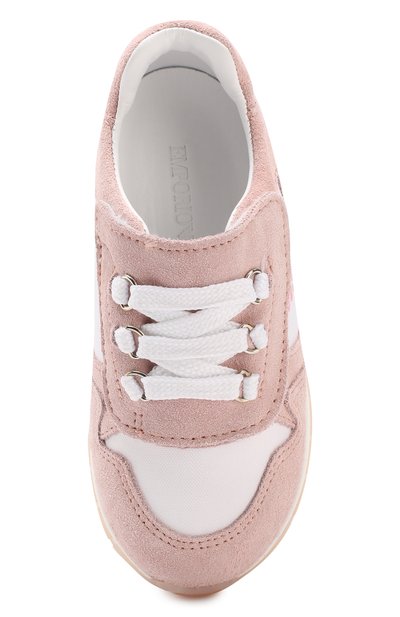 Замшевые кроссовки с застежками велькро EMPORIO ARMANI, арт. XMX002/X0C02, фото 4