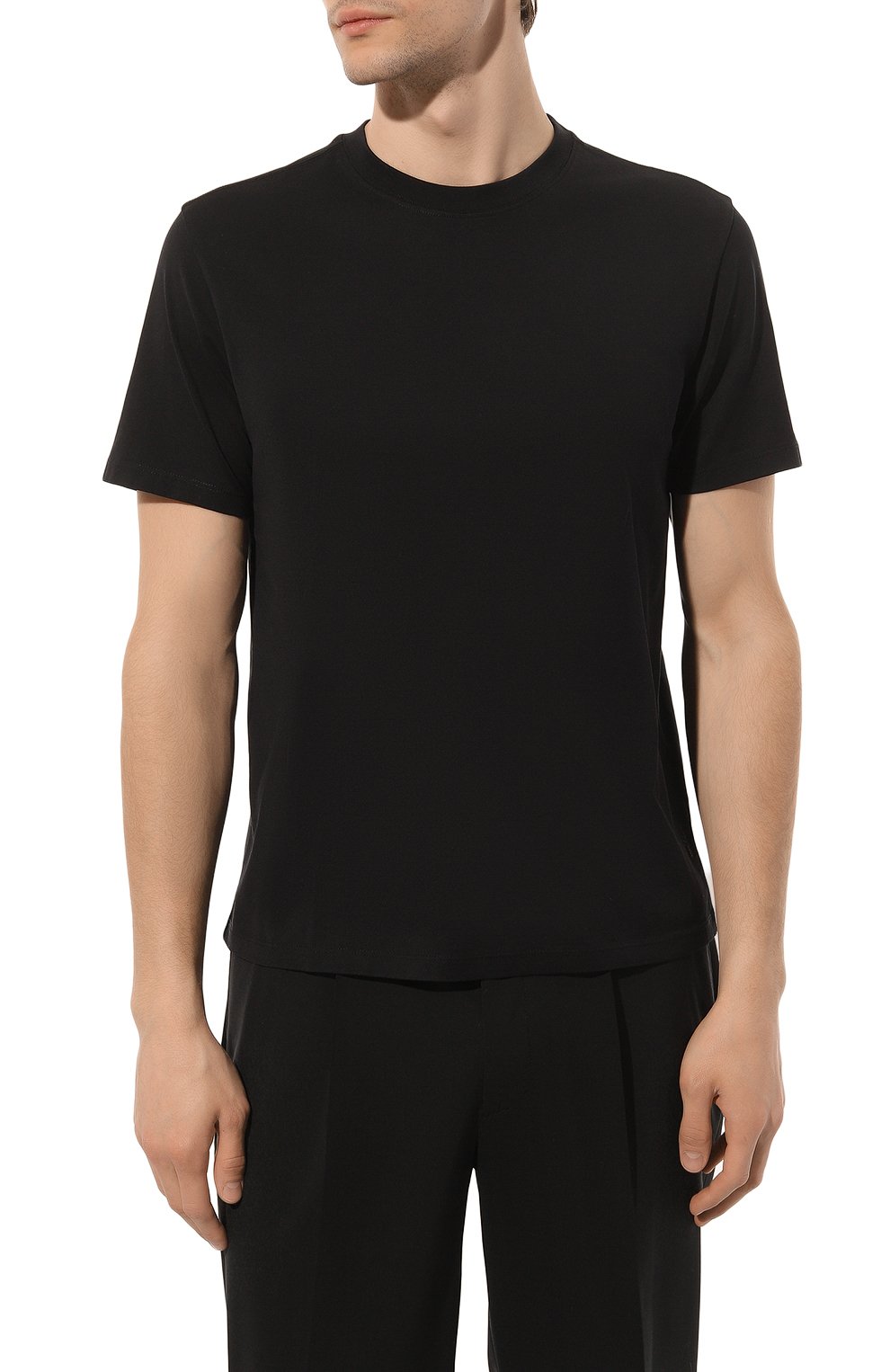 Хлопковая футболка VAN LAACK черного цвета по цене 13250 руб., арт. PA0L0/Z20044, фото 3 Хлопковая футболка VAN LAACK, арт. PA0L0/Z20044, фото 3