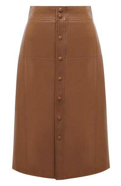 Кожаная юбка SAINT LAURENT, арт. 624536/Y50A2, фото 1