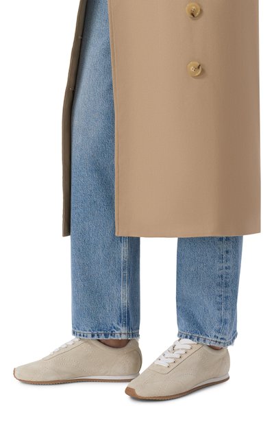 Замшевые кроссовки TOTEME, арт. 262-WAS0324-LE0027, фото 2