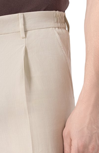 Льняные брюки CORNELIANI, арт. 254592-2514108, фото 5