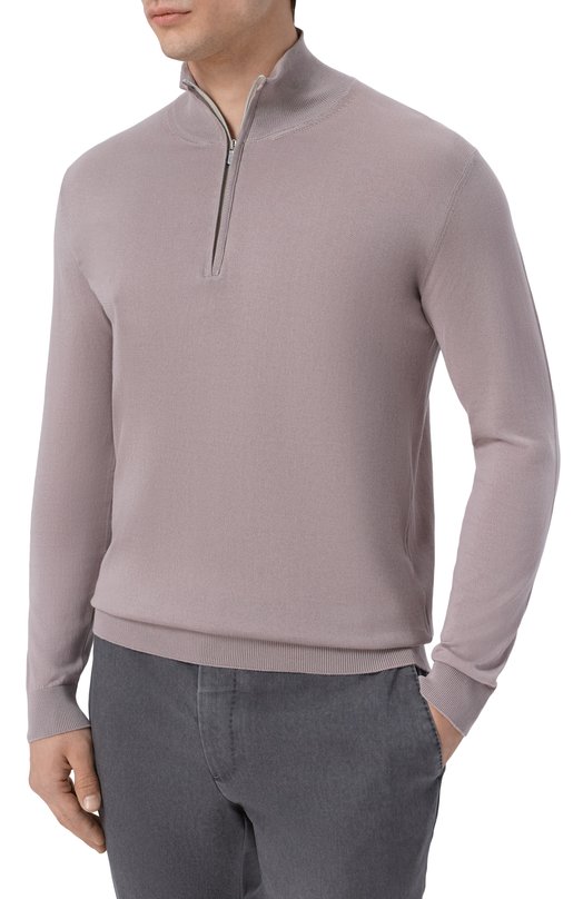 Хлопковый джемпер Andrea Campagna M5426-8062 Бежевый  M5426-8062 Фото 3