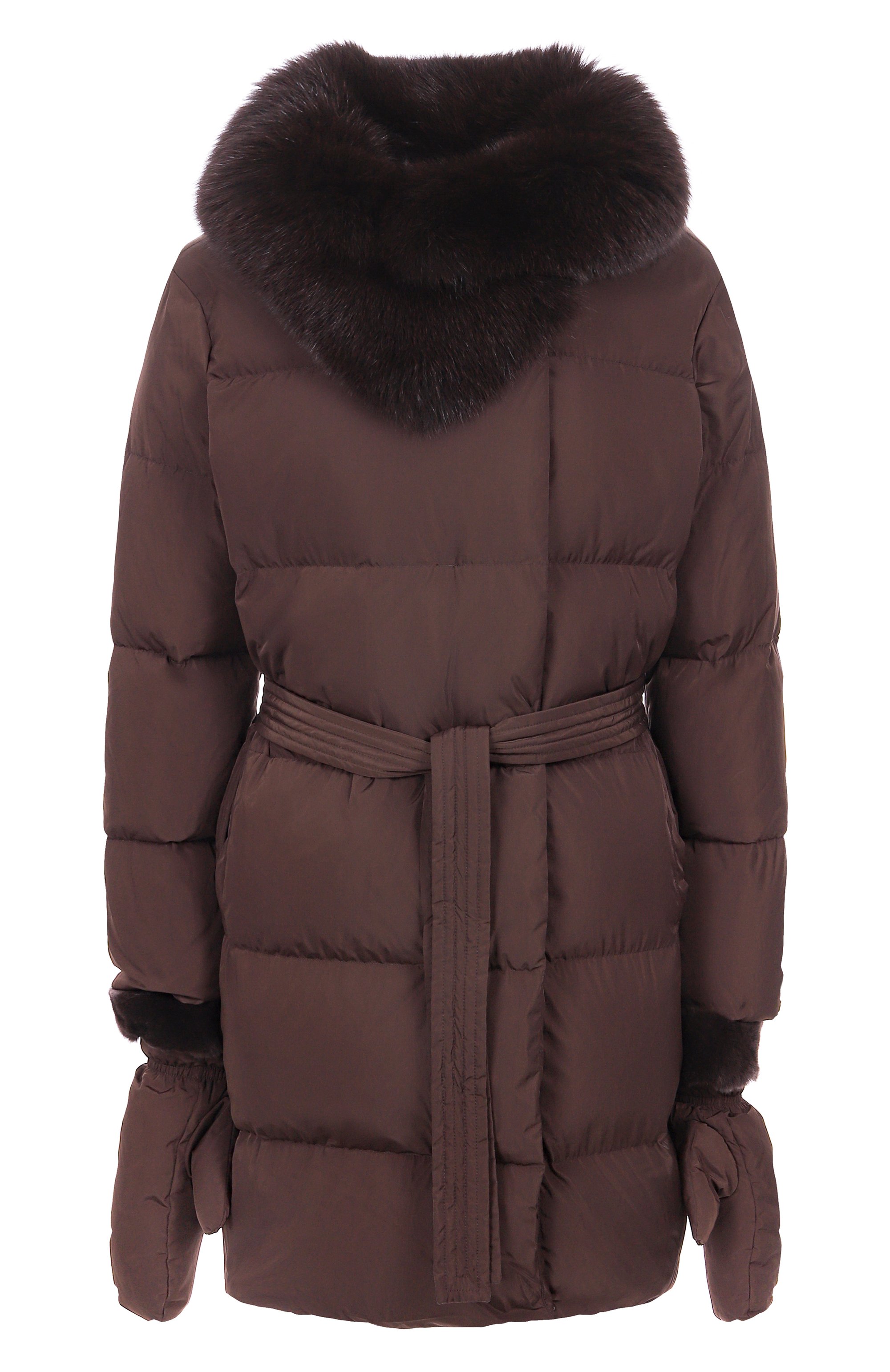 Пуховик с отделкой из песца YVES SALOMON, арт. M05690/D0TM, фото 1