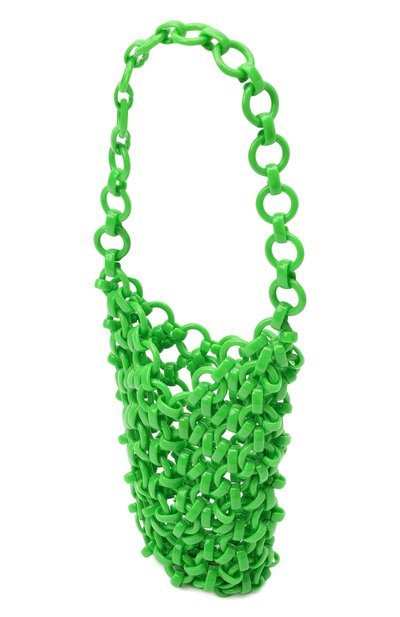 Сумка link JIL SANDER зеленого цвета по цене 59950 руб., арт. JSWS856570-WSB65002, фото 4 Сумка link JIL SANDER, арт. JSWS856570-WSB65002, фото 4