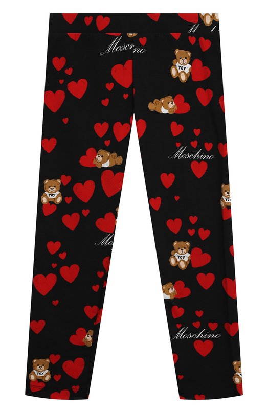 

Хлопковые легинсы Moschino, Чёрный