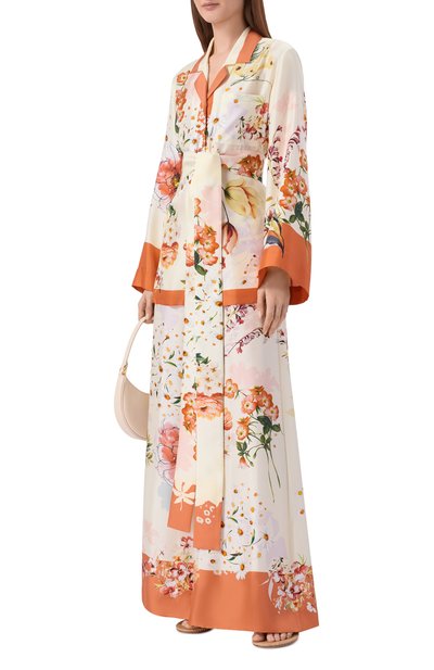 Шелковая рубашка ELIE SAAB разноцветного цвета по цене 178000 руб., арт. SH158/TL004, фото 2 Шелковая рубашка ELIE SAAB, арт. SH158/TL004, фото 2