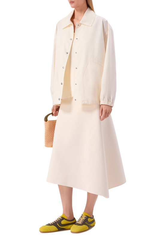 Замшевые кеды Dries Van Noten 011722/0126 Жёлтый  011722/0126 Фото 3