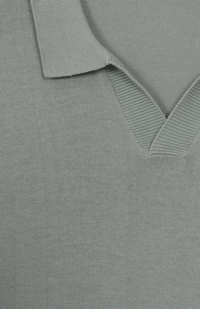 Хлопковое поло PAOLO PECORA MILANO светло-зеленого цвета по цене 16100 руб., арт. PP3982/14A-16A, фото 3 Хлопковое поло PAOLO PECORA MILANO, арт. PP3982/14A-16A, фото 3