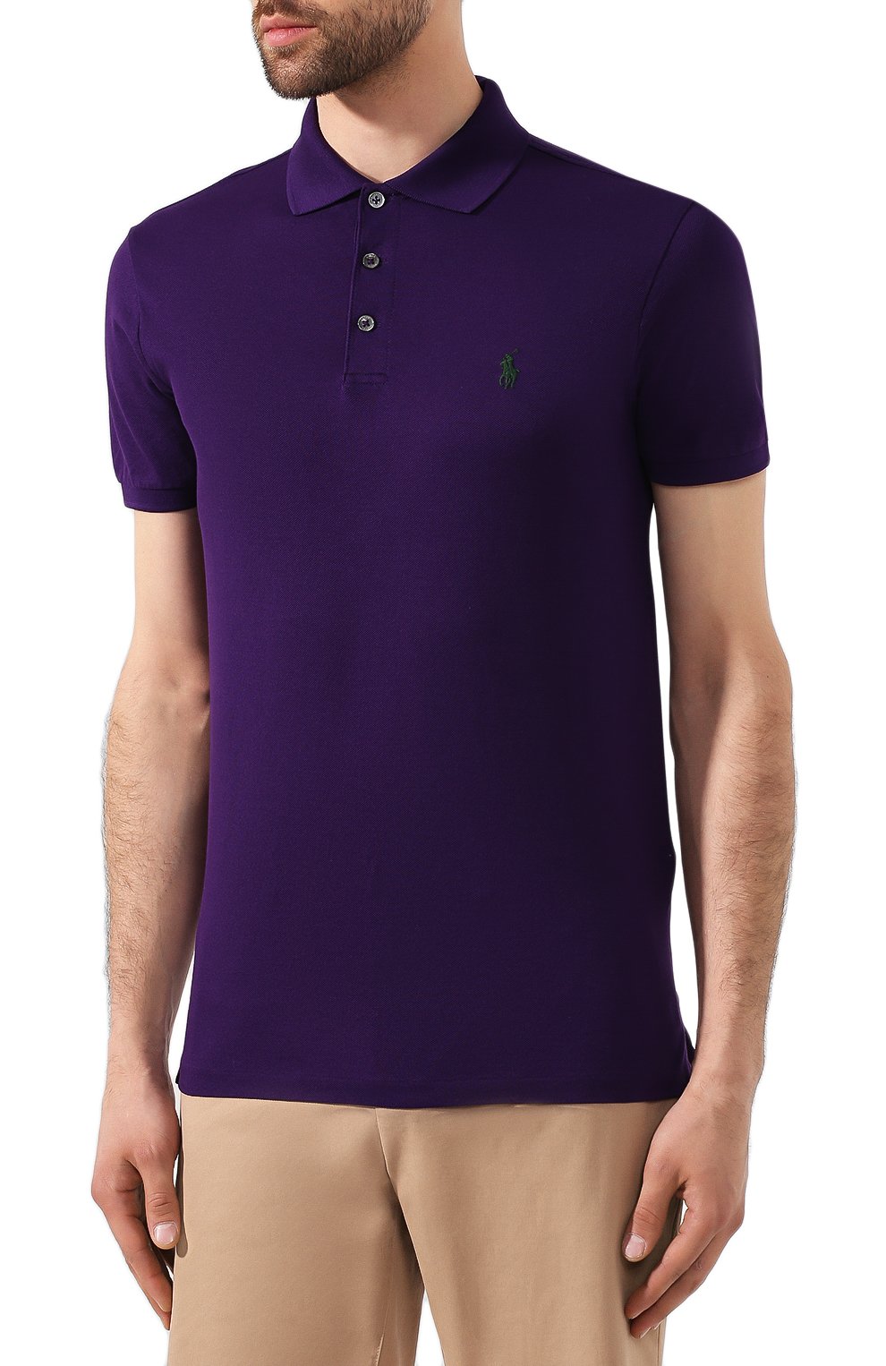 Хлопковое поло POLO RALPH LAUREN, арт. 710541705, фото 3