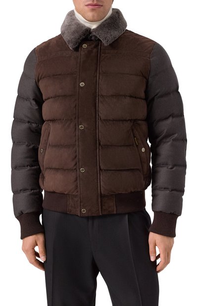 Пуховик viani-url с отделкой из овчины MOORER, арт. VIANI/URL, фото 3