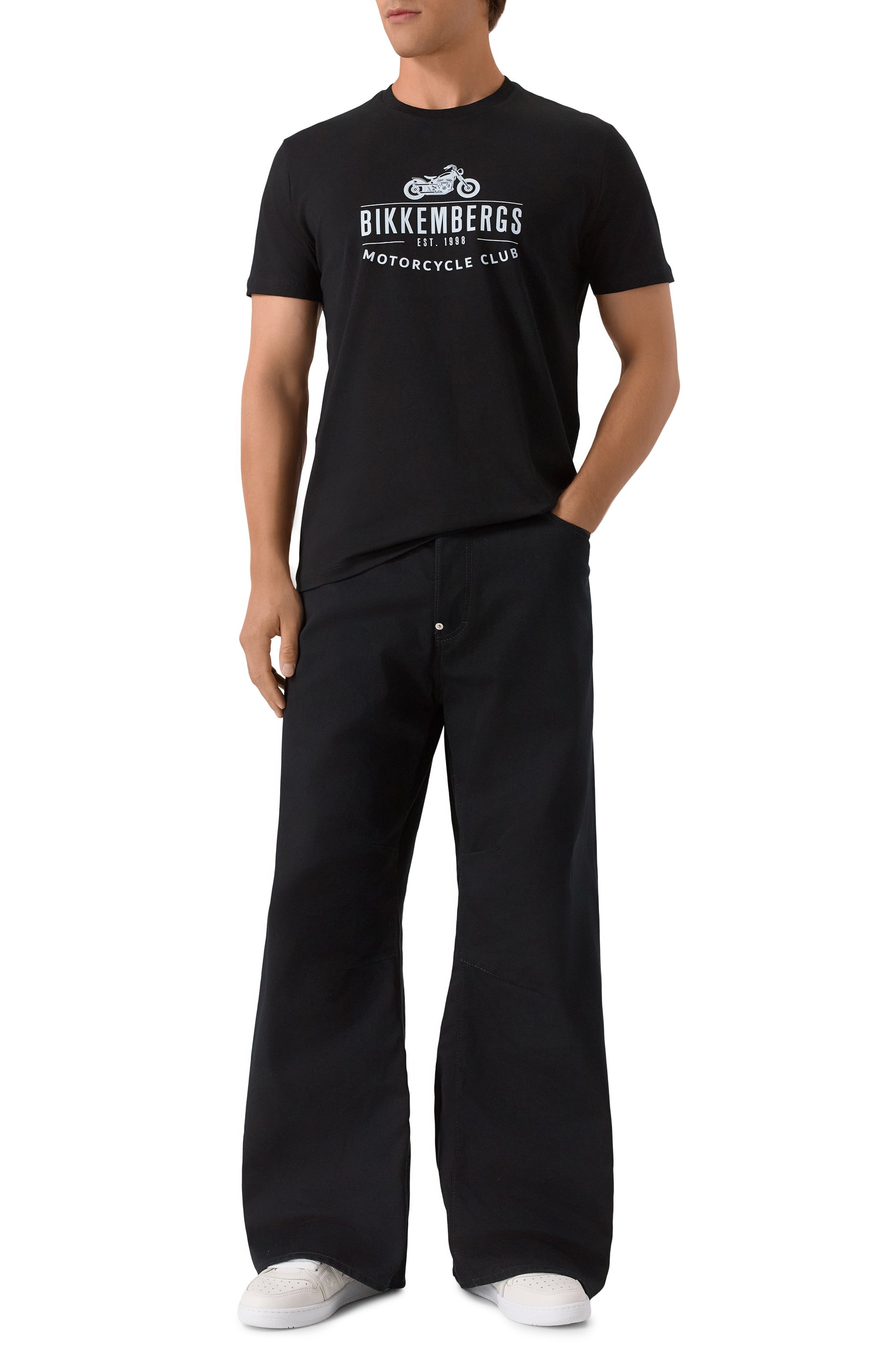 Хлопковая футболка DIRK BIKKEMBERGS, арт. BMT1211, фото 2