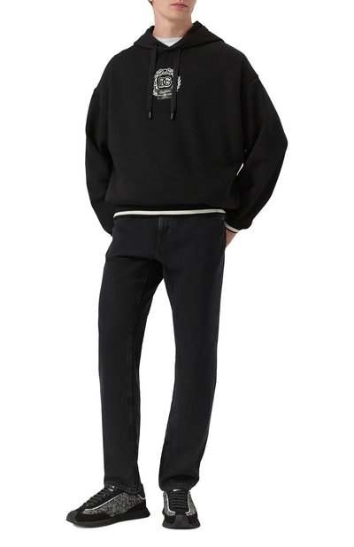 Комбинированные кроссовки dg cushion DOLCE & GABBANA, арт. CS2288/AP452, фото 2