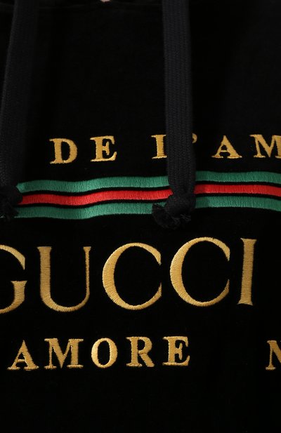 Хлопковое худи GUCCI, арт. 595773/XJBT1, фото 5