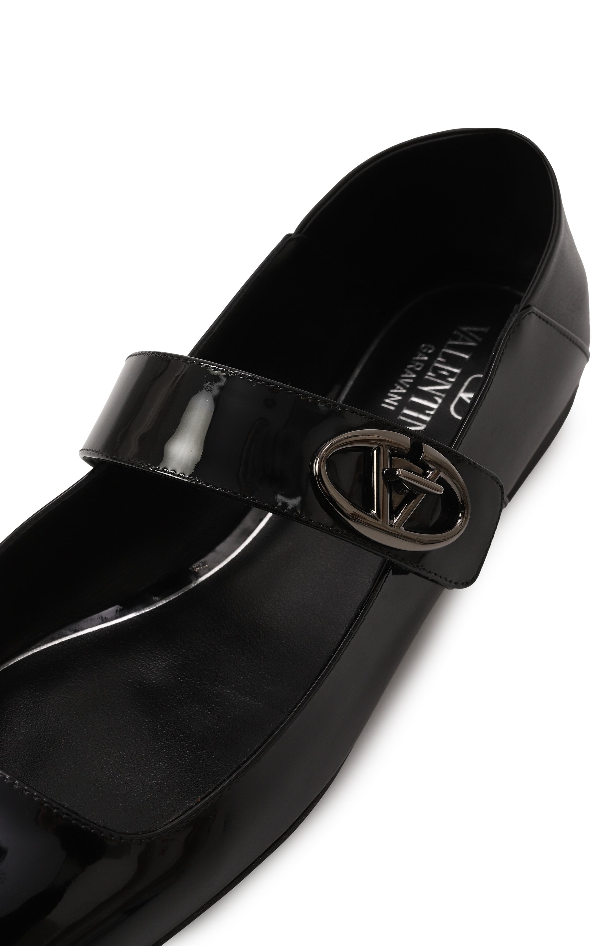 Кожаные балетки vlogo locker VALENTINO, арт. 5W0S0JV2/KYR, фото 7