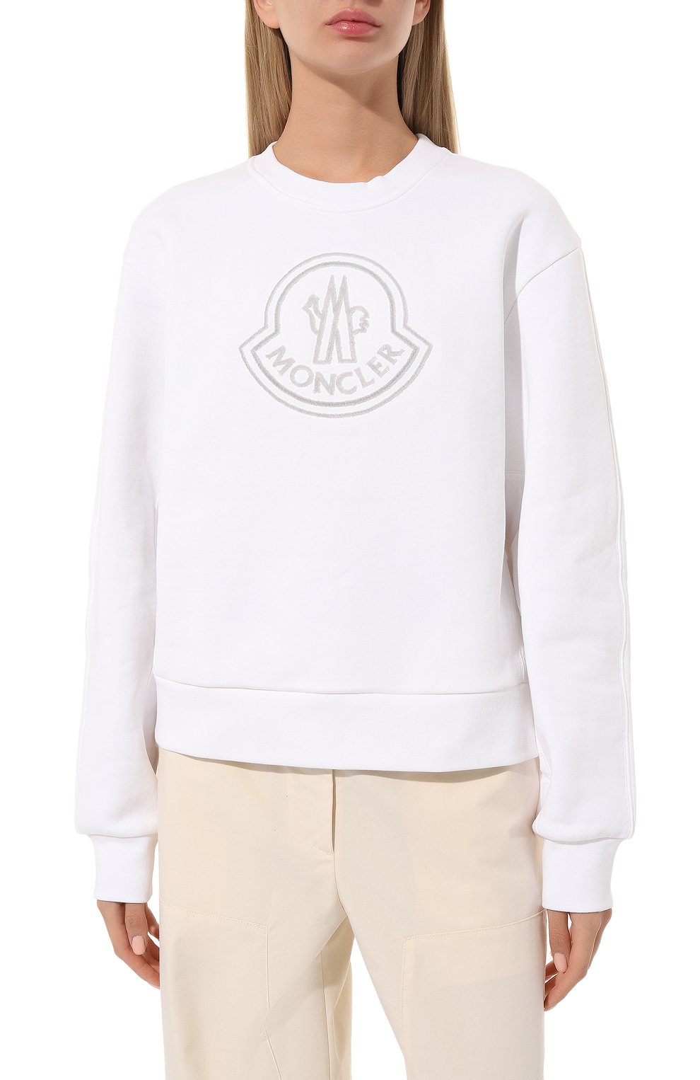 Хлопковый свитшот MONCLER, арт. 8G00028809KX, фото 3