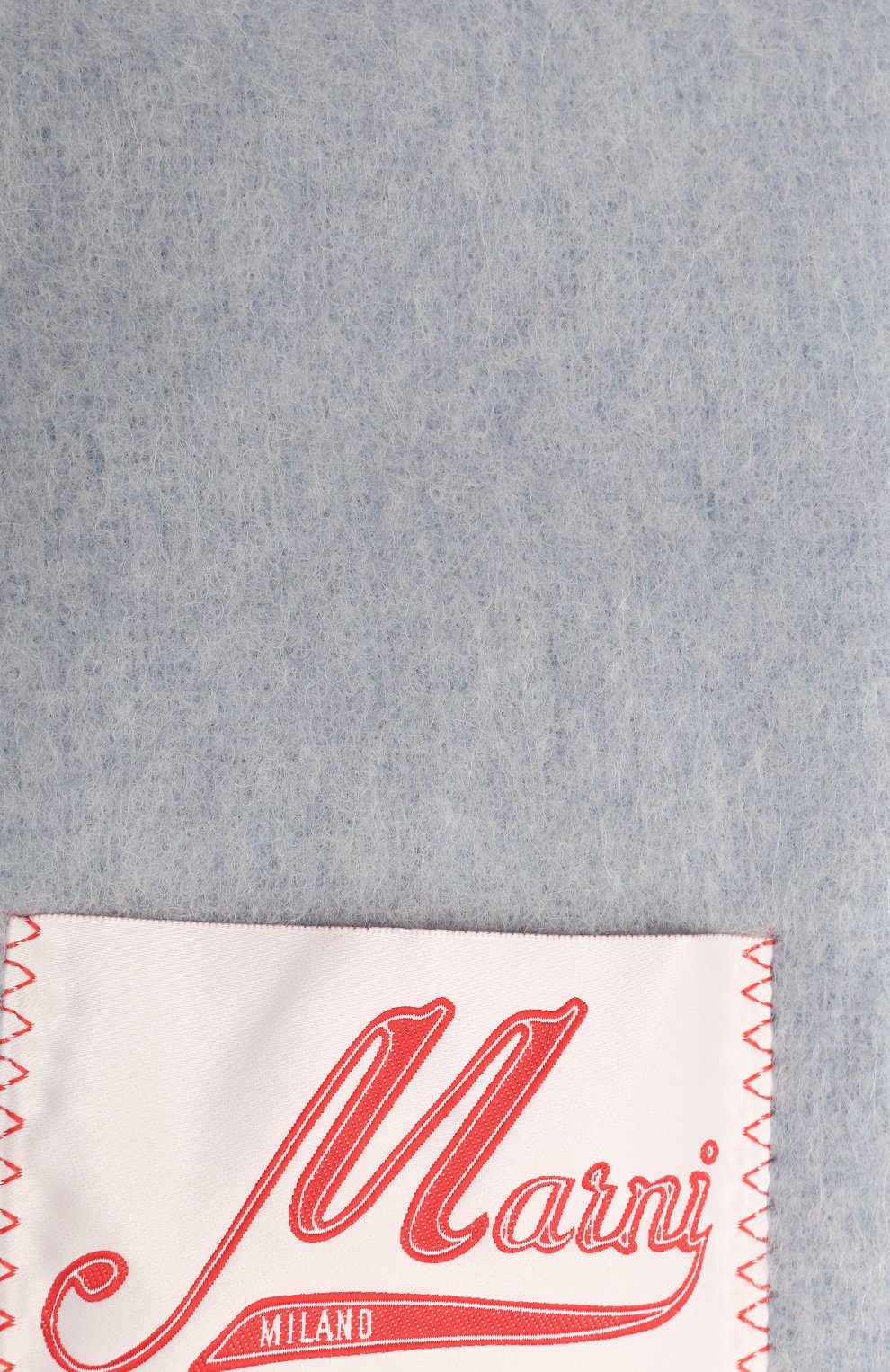 Шерстяной шарф MARNI серого цвета по цене 42450 руб., арт. SCMC0059Y0/UTW918, фото 4 Шерстяной шарф MARNI, арт. SCMC0059Y0/UTW918, фото 4